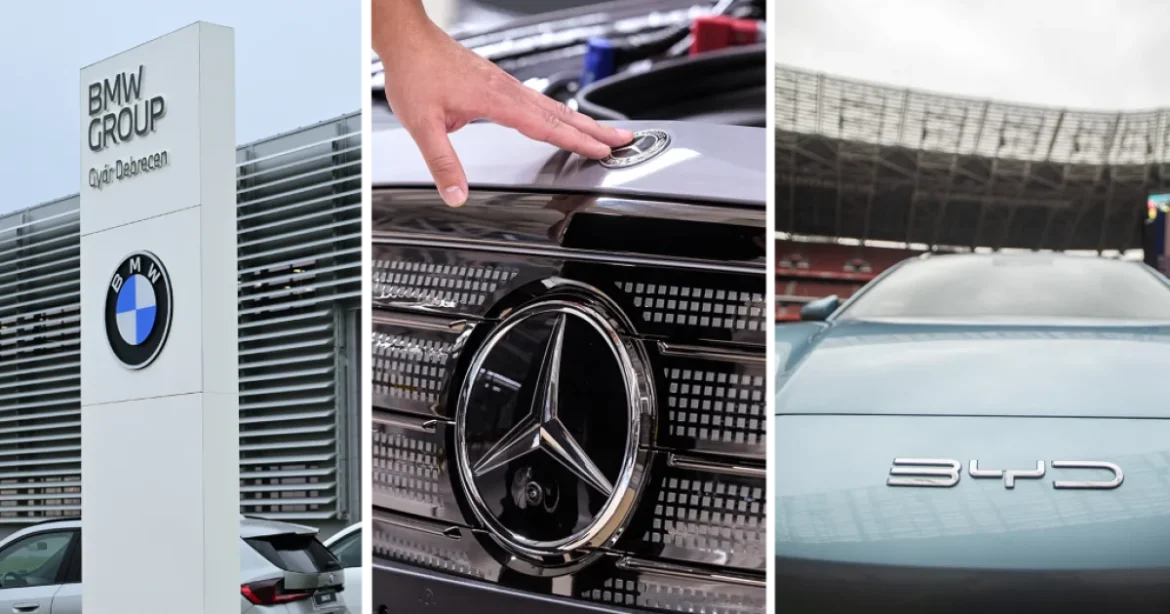 A BMW, a Mercedes és a BYD húzza a gazdaságot, de meddig?
